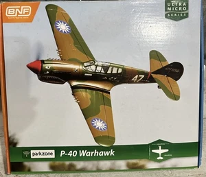 BNF RC AIRPLANE UMX P-40 WARHAWK  VERY GOOD CONDITION! Just Add Transmitter! - Picture 1 of 15