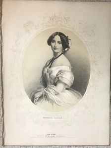Partituras de ECKERT "STYRIAN SONG" 1852 CANTADAS POR HENRIETTE SONTAG - Imagen 1 de 2