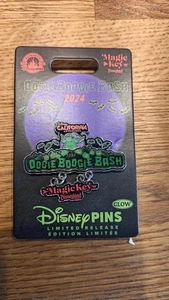 Disneyland / DCA Oogie Boogie Bash 2024 Limited Magic Key Pin Free Shipping - Picture 1 of 1