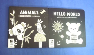 Animals & Hello World High-Contrast Board Books - Board Books - Bild 1 von 5