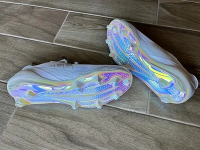 Botines de fútbol Adidas Adizero Electric Speed Juice blancos para hombre talla 9 NUEVO Foto 1 de 4