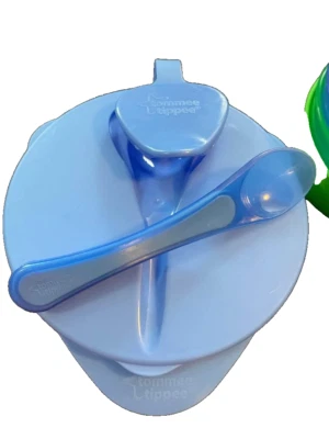 Tommee Tippee Easy Scoop Schüsseln mit Deckel/Löffel 5 Stück - Bild 1 von 3