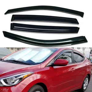Protector de lluvia solar fuera de canal para ventana 4 piezas para Hyundai Elantra 2011-2016 sedán - Imagen 1 de 12