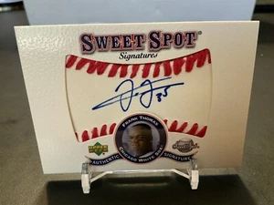 2001 Upper Deck Sweet Spot Frank Thomas Autograph - Picture 1 of 4