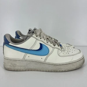 Nike Air Force 1 Low Double Swoosh Blue White DO9786-100 Men’s Size 9 - Picture 1 of 9