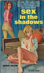 Sex in the Shadows by Randy Salem Vintage Lesbian Sleaze GGA Pulp Paperback Good - Picture 1 of 1