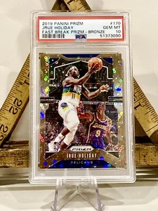 JRUE HOLIDAY #10/20 Fast Break Prizm Bronze #170 Bucks PSA 10💎2019 - Bild 1 von 3
