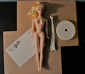 VINTAGE BARBIE Wedding Day 1961 DOLL Lemon Blonde Ponytail REPRODUCTION - Picture 1 of 8