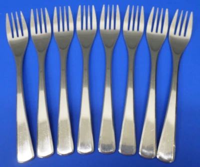 8 - WMF Domus-Brasilia Satin Stainless Spain Flatware 7" SALAD FORKS - Image 1 of 4