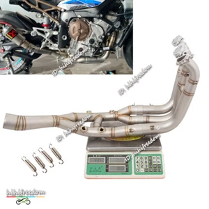 For BMW S1000R 2021-23 S1000RR 2019-2023 Motorcycle Exhaust 60mm Front Link Pipe - Picture 1 of 10