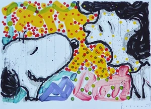 TOM EVERHART "Drama Queen" Lucy Snoopy Hand signed Lithograph COA - Picture 1 of 4