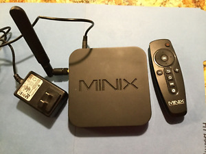 MINIX Quad Core media PC **TESTED**USED** with POWER CHORD & remote