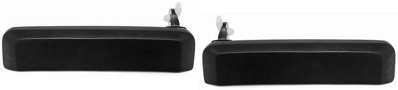 Par de manijas de puerta exterior para camioneta Nissan 1986-1997 negras 87-95 Pathfinder Foto 1 de 4