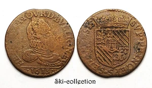 Farthing Coin 1613, Sedan, Henri de La Tour D'Auvergne. France. Copper - Picture 1 of 1