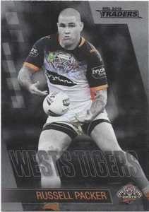 2019 Nrl Traders Platinum Parallel (PS157) Russell PACKER Wests Tigers - Picture 1 of 1