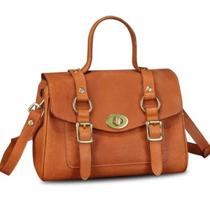 Genuine Leather Purse and Handbag Women Tote Bag Crossbody Shoulder Bag Satchel - Picture 1 of 11