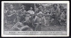 WILLS (O'SEAS) - ROYALTY, NOTABILITIES & EVENTS 1900-2 - BOER PICKET, SPION KOP - Picture 1 of 2