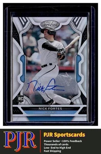 2022 Panini Chronicles #17 Nick Fortes Miami Marlins Certified Autographs - Bild 1 von 2