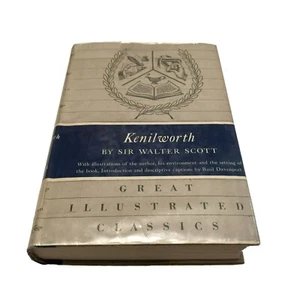 KENILWORTH BOOK BY SIR WALTER SCOTT HARDBACK DODD MEAD & CO 1956 ex library book - Imagen 1 de 5