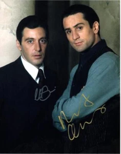Al Pacino Robert DeNiro 11x14 autographed Picture signed Photo COA included - Picture 1 of 1