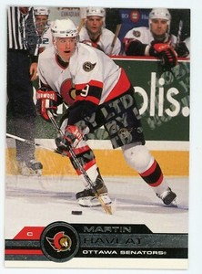 2001-02 Pacific Martin Havlat Hobby Ltd. Pararllel #272 #/99 Senators