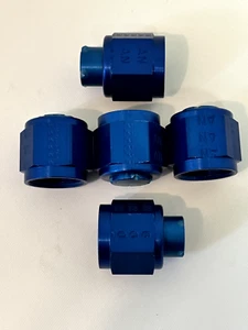Five (5) Aeronautical Standard AN929-8 Aluminum Caps, Tube - Picture 1 of 10
