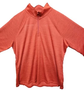 NEW Charles River Apparel NWT Space Dye Performance 1/4 Zip RED MEN'S Large L - Picture 1 of 20