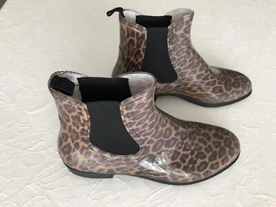 Schicker Damen Gummistiefel C&A knöchelhoch braun gemustert Gr.40, 6,5 - Bild 1 von 4