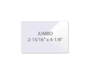 Jumbo Card 7 mil 2 15/16" x 4 1/8" Laminating Pouches - Picture 1 of 1