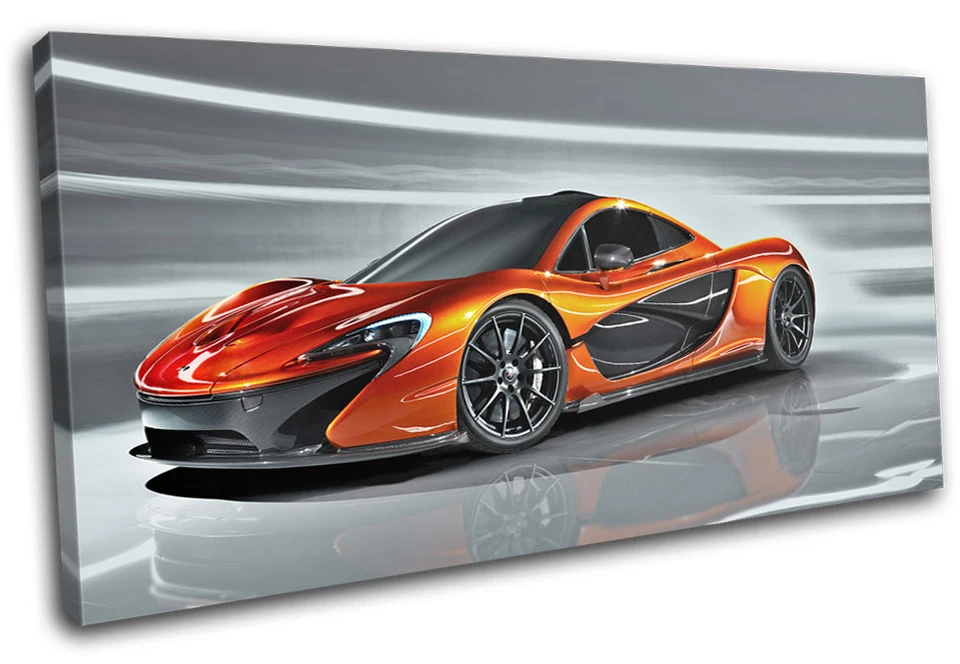 Mclaren P1 экзотический гипер суперкар автомобили один холст настенное искусство картина печати - Изображение 1 из 1