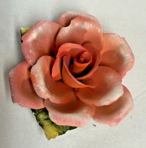 Napoleon Authentic Capodimonte Rose Italy - Imagen 1 de 6
