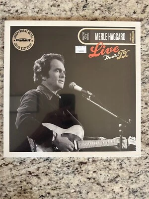Merle Haggard - Live In Austin, TX OG Vinyl LP, New West Records, 2019, SEALED - Image 1 of 2