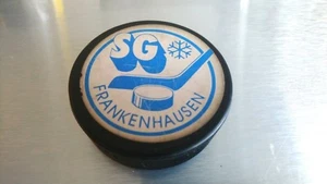 SG FRANKENHAUSEN EISHOCKEY PUCK ewald antik Design 70er Sport - Bild 1 von 3