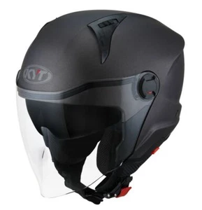 Casco Jet KYT D-CITY Plain Matt Gun Metal - Imagen 1 de 5