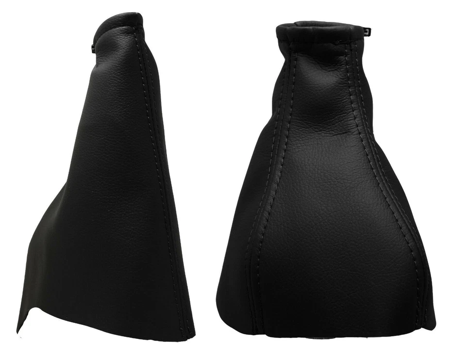 Para OPEL ASTRA G (1998-2004) Funda Palanca de Cambio y Freno - Costuras Negro - Imagen 1 de 1
