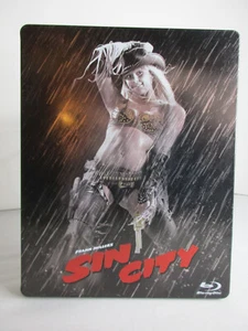 Sin City (Blu-ray, 2015, Steelbook) Mickey Rourke Bruce Willis Jessica Alba - Picture 1 of 5