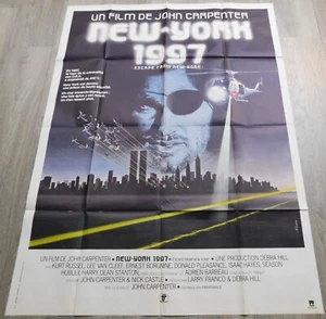 Escape from New York French Movie Poster Original 47"63 1981 Carpenter Russell - Picture 1 of 7