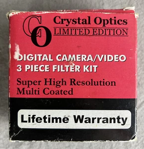 Crystal Optics Limited Edition Set of 3 Digital 72mm Filters Japan UV, CPL, FDL - Picture 1 of 6