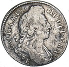 1696 E Shilling (Exeter Mint) - William III British Silver Coin