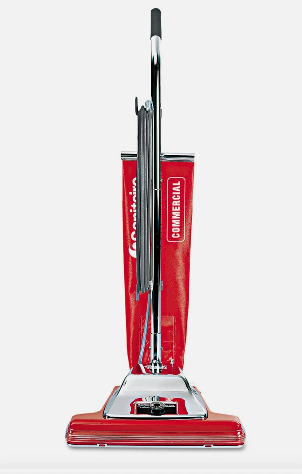 Sanitaire Tradition QuietClean Upright Vacuum Cleaner - Whit/Red (SC899H)