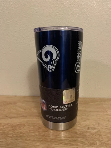Los Angeles Rams Ultra Navy/White 20oz Travel Tumbler NFL  - New Cover