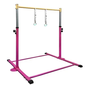 GLANT Gymnastic Kip Bar,Horizontal Bar for Kids Girls Junior,3' to 5' Adjusta... - Picture 1 of 8