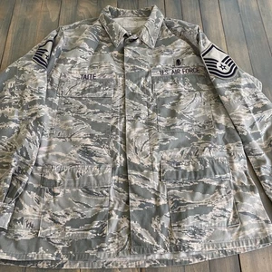 USGI Fuerza Aérea Tigre Rayas Camuflaje Aviador Uniforme de Batalla Chaqueta ABU 48R (P8) - Imagen 1 de 7