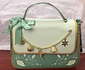 -Loungefly- Disney Peter Pan Tinker Bell Vacaciones Lentejuelas Bandolera Dijes Nuevo con Etiquetas - Imagen 1 de 6