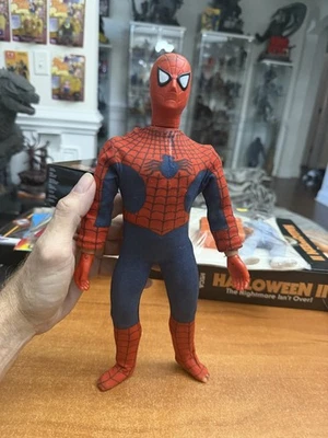 复古 Mego 蜘蛛侠 12 英寸可动人偶 1978 年状况极佳 — 第 1/4 张图片