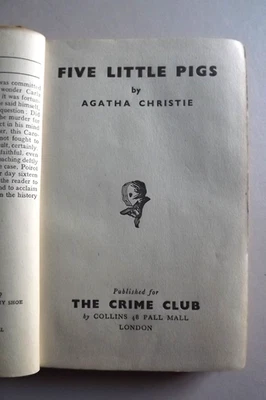 Agatha Christie - Five Little Pigs - Collins 1942 - 1st Edition - 1st printing - Image 1 of 4