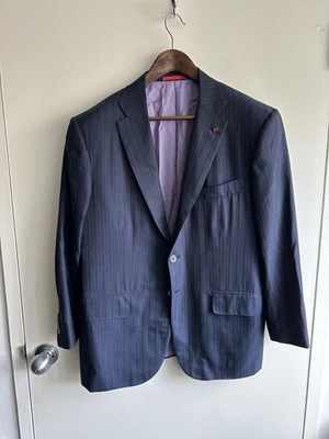 Blazer VICUÑA azul marino ISAIA totalmente a medida GRAIL. ULTRA RARO Foto 1 de 4