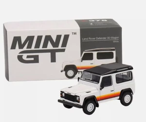 MINI GT, LAND ROVER Defender 90 wagon RHD Bianco, 1/64,  MGT00378-R - Foto 1 di 3