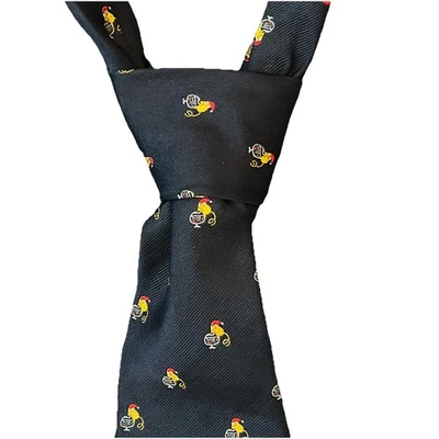 Corbata Brooks Brothers Repp musaraña de Santa bebiendo un cóctel Foto 1 de 3