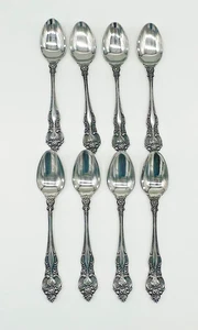 Oneida Northland schweres Edelstahl Besteck OHS64 Schnörkel Blumen 8 Suppenlöffel - Bild 1 von 5